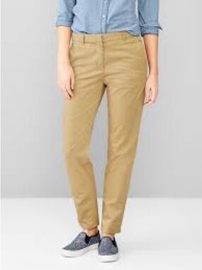 GAP Women’ Tan Khaki Straight Pants Size 4